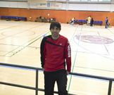 Rafael V�zquez en el centro de tecnificaci�n de Pontevedra.