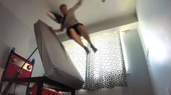 La cama voladora