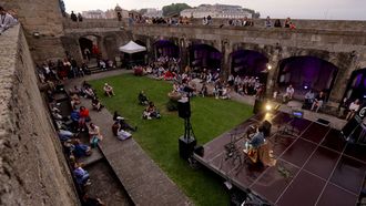 Imagen de archivo de un concierto en el castillo de San Antn
