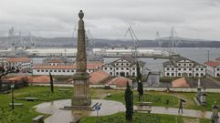 Vista del Arsenal Militar, pieza clave de la candidatura ferrolana a la declaraci�n de la Unesco