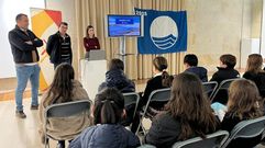 Charla sobre las banderas azules de Sanxenxo para un proyecto educativo nacional del SEK