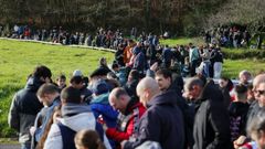 Numerosos aficionados disfrutan del rali de A Coru�a.