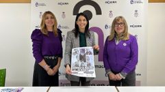 Ana Barreiro, Mar�a Sampedro y Loli Crujeiras presentaron el programa