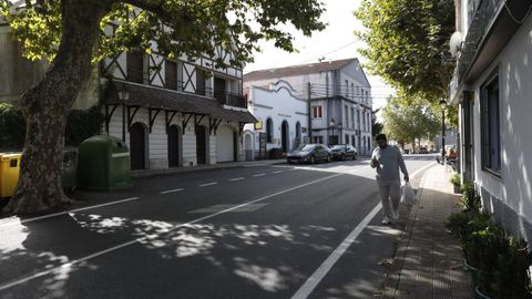 Centro urbano de Lobios.