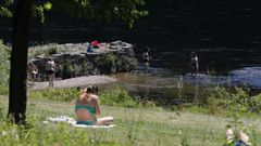 Playa fluvial de Oira