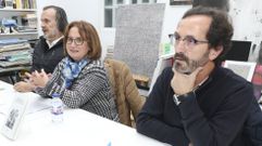 Andrade, en primeiro termo na imaxe, durante a presentaci�n
