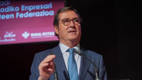 El presidente de la CEOE, Antonio Garamendi.