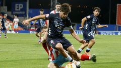 Pablo Meix�s y el juvenil Cristian Carro, en el Lugo-Celta Fortuna de la primera vuelta.