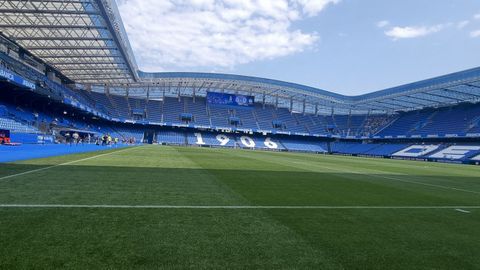 Vista del estadio de Riazor