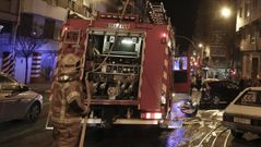 Imagen de archivo de una intervencion de los bomberos de Arteixo