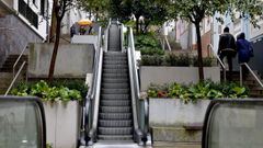 Escaleras mec�nicas de A Falperra