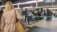 Estaci�n del AVE en Ourense, donde tambi�n hubo retrasos