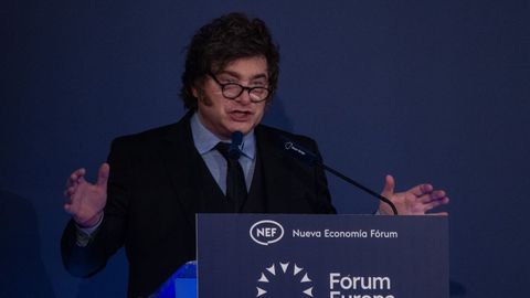 El presidente argentino, Javier Milei.
