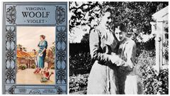 Virginia y su amiga Violet en 1902. A la izquierda�la portada, ilustrada por Andrea Reyes, del libro en que P�ginas de Espuma re�ne tres cuentos in�ditos de la escritora.