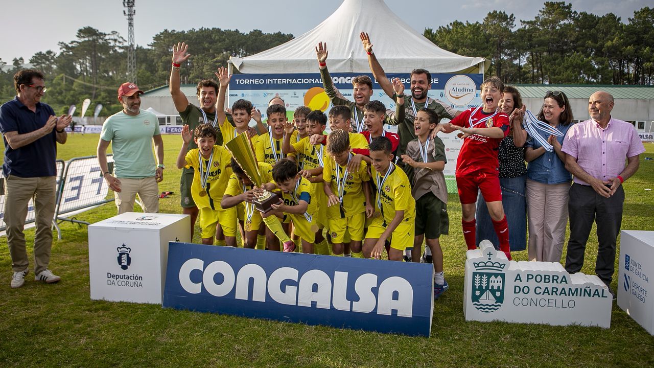 El Villarreal se coronó en A Pobra y se llevó el Torneo Internacional Congalsa