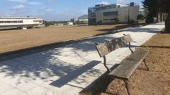 La acer� se ampliar�, y en la zona de las gradas se instalar� una p�rgola
