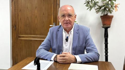 Juan Manuel Jimnez Morn, en su rueda de prensa de este martes.