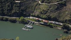 Vista del embarcadero de Ponte do Sil, donde se produjo el ins�lito suceso