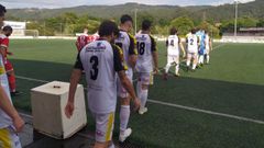 Los jugadores del Arnoia fueron obligados a jugar su partido en Atios, mientras se sigue buscando a su compaero desaparecido
