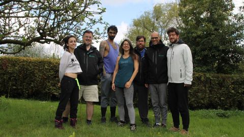 Socios de la cooperativa Aventeira, de Fene