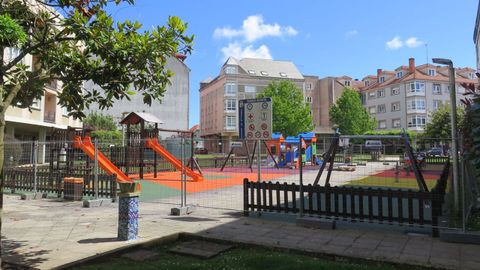 Imagen de archivo de un parque infantil en A Laracha