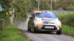 Imagen de archivo de B�rbara y Tin�n durante�el Rally de San Froil�n del 2019.