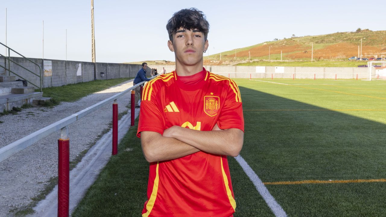 El muxián Raúl Lema, convocado con Galicia sub-16