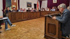 Imagen del pleno ordinario de octubre en O Barco.
