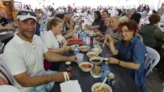 Comensais, este s�bado, na Festa do Mar de Vilaboa