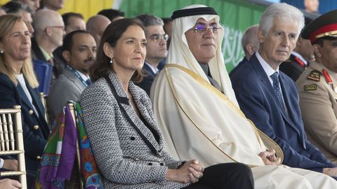 Maroto en C�diz junto al embajador de Arabia Saud� en la entrega este domingo de una fragata de Navantia