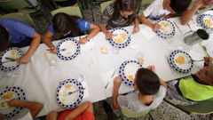 Imagen de archivo del comedor del CEIP Praia Xard�n