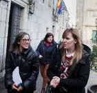 Visita de la conselleira de Infraestructuras a Melide. 