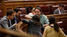 Errejn e Iglesias, en uno de sus ltimos encuentros en el Congreso