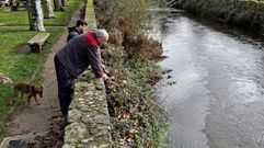 El vertido empezaba en el colector que sale al Asma en la Alameda