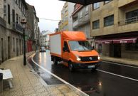 Los vecinos se quejan del tr�fico pesado. 
