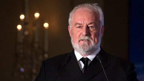 Bernard Hill, caracterizado como el capit�n Edward Smith, retratado en el 2014.