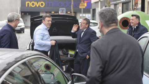 El segundo cambio de coche: del oficial en la Diputacin al del PSdeG.