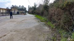Zona de Calo pr�xima al futuro enlace de la autov�a con la carretera entre Vimianzo y Camari�as