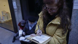 Dibujantes urbanos en A Coru�a