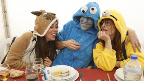 Cocido por San Fidel baixo a carpa do Carril