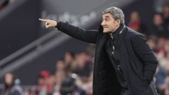 El entrenador del rival del Celta de este domingo, el Athletic Club, Ernesto Valverde.