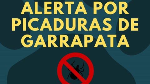 Alerta por picaduras de garrapata