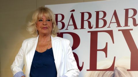 B�rbara Rey, en el 2025, durante la presentaci�n de su libro de memorias