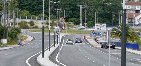 El nuevo vial nacer� en la rotonda de O Marco, en la reformada carretera PO-542, Pino-Bora, y llevar� directamente a Montecelo. 