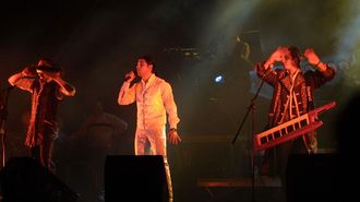 Una foto de archivo de un concierto de Ráfaga.