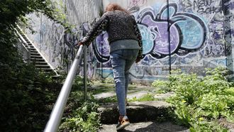 Acceso peatonal As Xubias de Abaixo