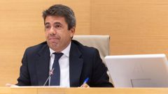 Carlos Mazón en su comparecencia en la comisión de investigación en el Congreso el pasado 17 de noviembre