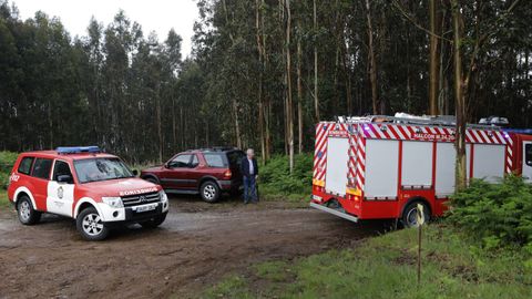 Operativo de los Bomberos de Viveiro (imagen de archivo)