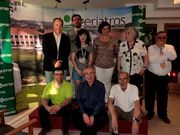 Los ganadores lalinenses en el acto de entrega de premios.