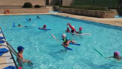Piscina del complejo deportivo Vi�as da Veiga, en Mondo�edo
